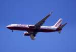 Air Berlin mit Boeing 737-86J(WL) D-ABBP beim Landeanflug zum Flughafen Berlin-Tegel ca. 15:59 am 10.06.08