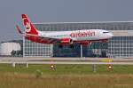 Air Berlin, D-ABMH, B737-86J(W) in MUC im Anflug aus Alicante (ALC) 10.07.2013