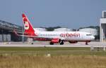 D-ABKP / Air Berlin / B737-86J(W) beim Start in MUC nach Alicante (ALC) 17.07.2013