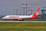 D-ABAG / Air Berlin / B737-86J(W) bei der Landung in MUC aus Malaga (AGP) 18.05.2013