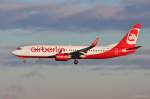 D-ABKK / Air Berlin / B737-86J(W) in MUC im Landeanflug aus Köln-Bonn (CGN) 30.12.2013