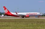 D-ABKK / Air Berlin / B737-86J(W)  35 years-The way to your heart  in MUC bei der Landung aus Thessaloniki (SKG) 07.06.2014