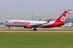 D-ABMP / Air Berlin / B737-86J(W) in MUC bei der Landung aus Düsseldorf (DUS) 10.06.2014