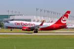 D-ABLA / Air Berlin / B737-76J(W) in MUC bei der Landung aus Berlin (TXL) 10.06.2014