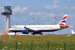 G-NEOU , British Airways , Airbus A321-251NX , Berlin-Brandenburg  Willy Brandt  , BER , 14.07.2024 ,