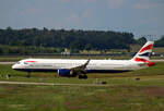 British Airways, Airbus A 321-251NX, G-NEOU, BER, 14.07.2024