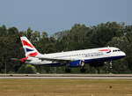 British Airways, Airbus A 320-232, G-EUYM, BER, 01.09.2024