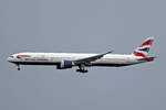 British Airways, G-STBL, Boeing B777-336ER, msn: 42124/1221, 21.Dezember 2024, MLE Malé, Maldives.