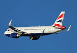 British Airways, Airbus A 320-251N, G-TTNT, BER, 01.12.2024