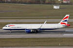 British Airways, G-NEOU, Airbus A321-251NX, msn: 8804, 24.Januar 2025, ZRH Zürich, Switzerland.