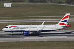 British Airways, G-TTNF, Airbus A320-251N, msn: 8408, 21.Februar 2025, ZRH Zürich, Switzerland.