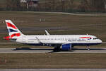 British Airways, G-TTSA, Airbus A320-251N, msn: 12227, 08.März 2025, ZRH Zürich, Switzerland.