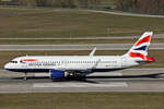 British Airways, G-TTSA, Airbus A320-251N, msn: 12227, 08.März 2025, ZRH Zürich, Switzerland.