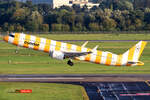 Condor Airbus A321-271NX D-ANLA beim Start in Düsseldorf 24.8.2024