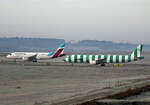 Eurowings, Airbus A 320-251N, D-AENC, Condor, Airbus A 321-211, D-AIAG, BER, 03.11.2024