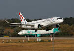 Croatia Airlines, Airbus A 220-300, 9A-CAE, Flynas, Airbus A 320-251N, HZ-NS29. BER, 08.09.2024