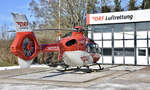 D-HDRT / DRF Luftrettung / H135 / 14.02.2021 / Krankenhaus Leonberg