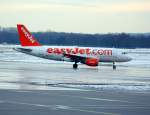 EASYJET Airbus A 319-111 G-EZAX Flughafen Mnchen 20.12.2010