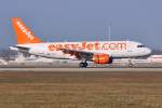 G-EZGL / EasyJet / A319-111 in MUC bei der Landung aus Edinburgh (EDI) 01.02.2014