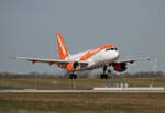 Easyjet Europe, Airbus A 319-111, OE-LQG, BER, 17.04.2022