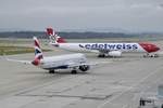 Edelweiss, A330-300, HB-JHR,  Chäserrugg  mit dem British Airways, A321-251NX, G-NEOS, 28.12.19, Zürich