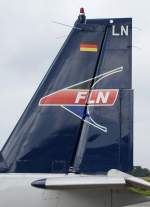 FLN FRISIA-Luftverkehr GmbH Norddeich, D-IFLN  Norden , Britten-Norman, BN-2B-20 Islander (Seitenleitwerk/Tail), 04.09.2011, EDWS, Norden-Norddeich, Germany