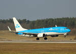 KLM, Boeing B 737-8K2, PH-BXK, BER, 08.03.2024