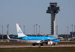KLM, Boeing B 737-8K2, PH-BXH, BER, 12.05.2024