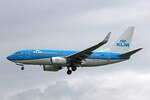KLM Royal Dutch Airlines, PH-BGH, Boeing B737-7K2, msn: 38053/3119,  Grutto / Godwit , 09.Mai 2024, ZRH Zürich, Switzerland.