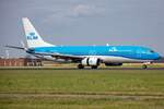 KLM, PH-BXE, Boeing, B737-8K2, 02.07.2023, AMS, Amsterdam, Niederlande