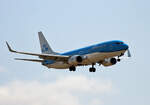 KLM, Boeing B 737-8K2, PH-BXN, BER, 25.07.2024