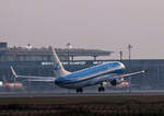 KLM, Boeing B 737-8K2, PH-BXK, BER, 04.09.2024