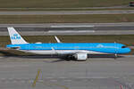 KLM Royal Dutch Airlines, PH-AXB, Airbus A321-252NX, msn: 12144,  Braamvlinder / Peach Blossom , 24.Januar 2025, ZRH Zürich, Switzerland.