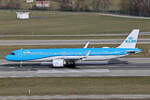 KLM Royal Dutch Airlines, PH-AXB, Airbus A321-252NX, msn: 12144,  Braamvlinder / Peach Blossom , 24.Januar 2025, ZRH Zürich, Switzerland.