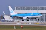 PH-BGO  Paradijsvogel/Bird of Paradise  / KLM Royal Dutch / B737-7K2(W) bei der Landung in MUC aus Amsterdam (AMS) 26.03.2014