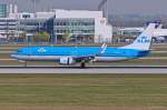 PH-BXF  Zwaluw/Swallow  / KLM Royal Dutch / B737-8K2(W) bei der Landung in MUC aus Amsterdam (AMS) 03.04.2014