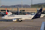 Lufthansa, D-AIQT, Airbus A320-211, msn: 1337,  Gotha , 24.Januar 2025, ZRH Zürich, Switzerland.