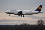 Lufthansa Airbus A 320-211 D-AIQK Rostock FLughafen Mnchen 04.04.2010