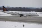 Lufthansa Cityline Embraer 195 D-AEMD Flughafen Mnchen 02.02.2010