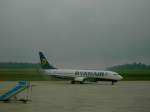 Boeing 737-800 der Ryanair in Frankfurt-Hahn.