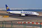 EI-DWS / Ryanair / B737-8AS(W) rollt in Arrecife (ACE) zum Start. 17.03.2014