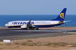 EI-EMJ / Ryanair / B737-8AS(W) beim Start in Arrecife (ACE) 17.03.2014