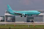 SunExpress, TC-SUZ  Impressions of Istanbul , B737-8HX(W) in MUC im Anflug aus Izmir (ADB) 10.07.2013