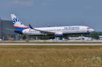 SunExpress, TC-SUL, B737-85F(W) bei der Landung in MUC aus Izmir (ADB) 17.07.2013