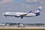 TC-SNH / SunExpress / B737-8FH(W) in MUC vor der Landung aus Antalya (AYT) 03.07.2014