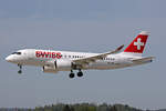 SWISS International Air Lines, HB-JBA, Bombardier CS-100,  Kanton Zürich , msn: 50010, 30.April 2024, ZRH Zürich, Switzerland.