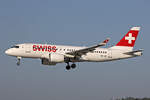 SWISS International Air Lines, HB-JBI, Bombardier CS-100, msn: 50018,  Brunnen , 30.April 2024, ZRH Zürich, Switzerland.