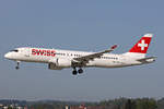 SWISS International Air Lines, HB-JCE, Bombardier CS-300, msn: 55014,  Rheinfelden , 30.April 2024, ZRH Zürich, Switzerland.