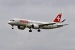 HB-JCJ , Swiss , Airbus A220-300 (BD-500-1A11) ,  05.02.2024 , Berlin-Brandenburg  Willy Brandt  , BER ,