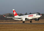 Swiss, Airbus A 220-100, HB-JBI, BER, 22.02.2025